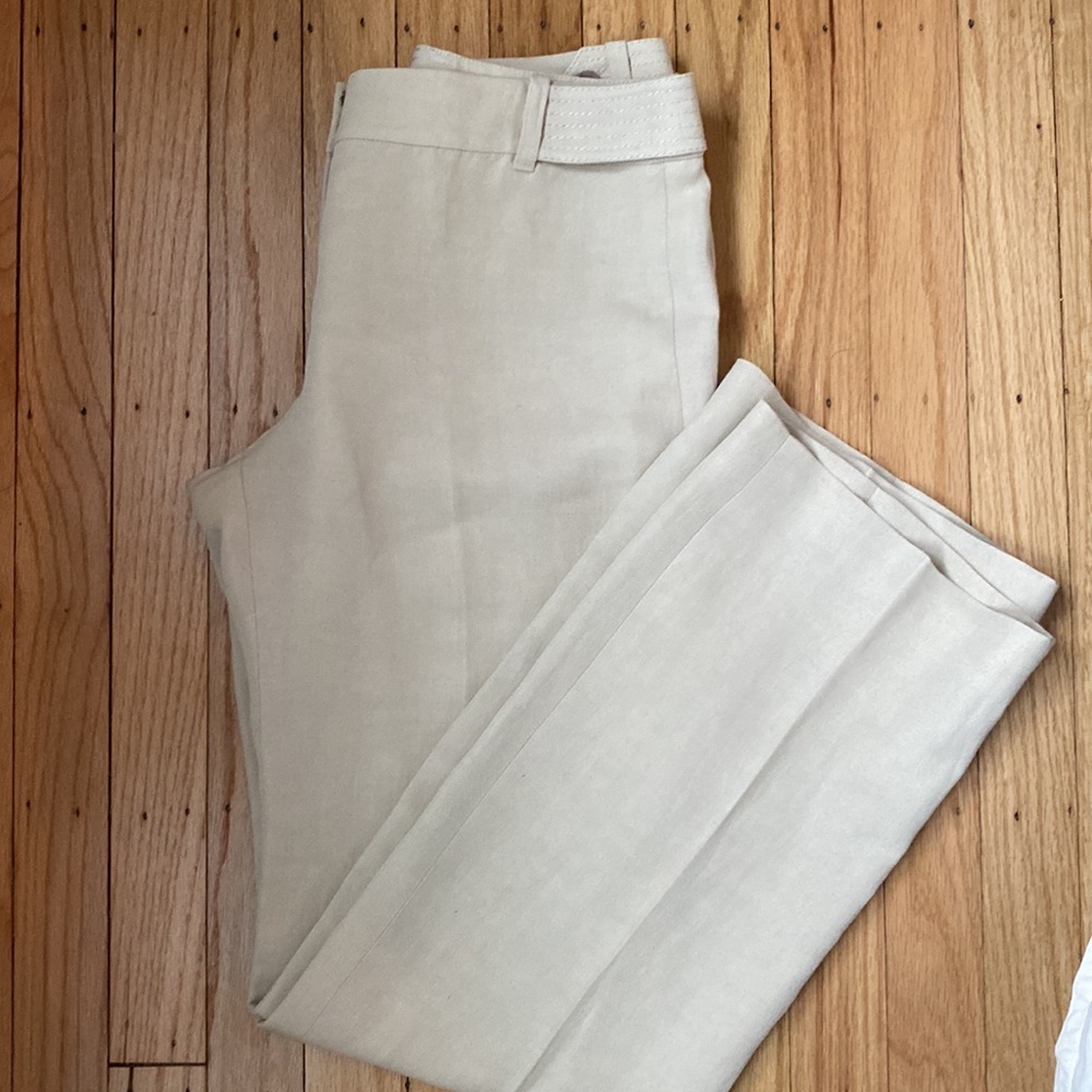 Ann Taylor Linen Pants size 0 Petite